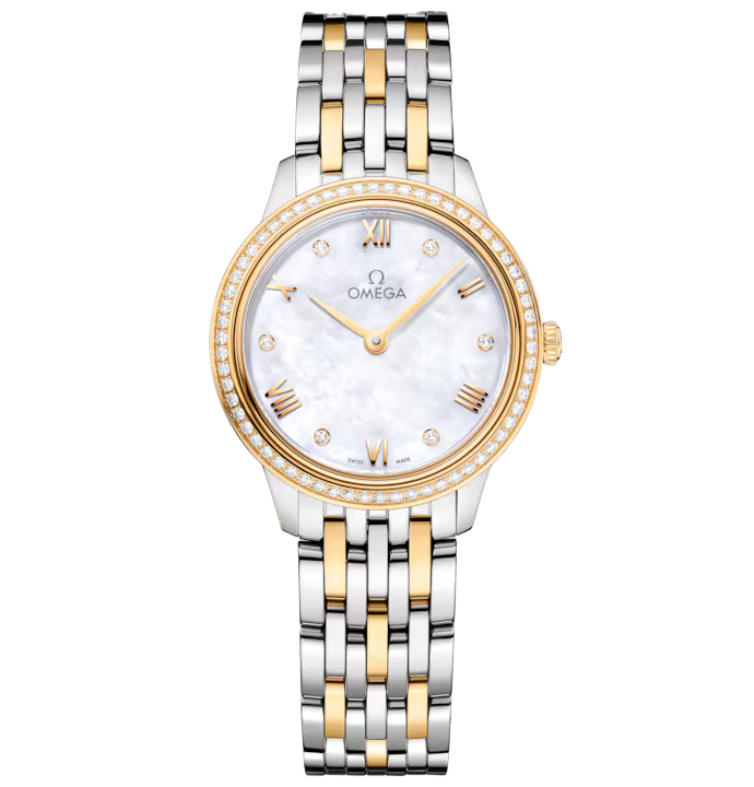 OMG De Ville Prestige, 27.50mm with Stainless Steel and Yellow Gold Bracelet