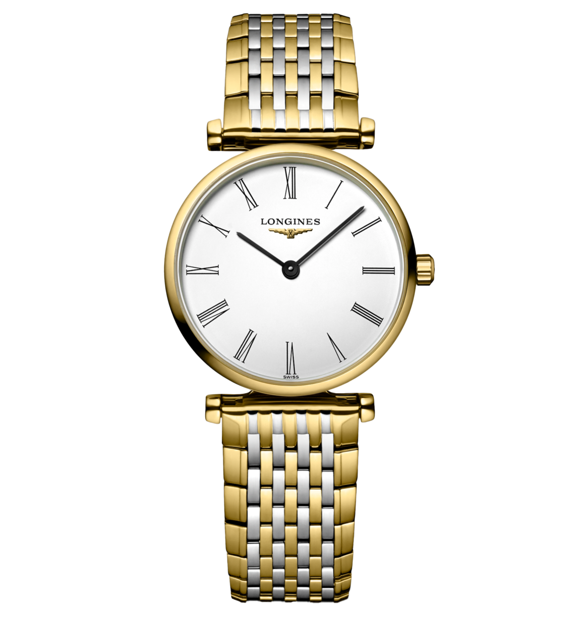 LNGS La Grande Classique De LNGS 24mm Watch with Mixed Metals Bracelet