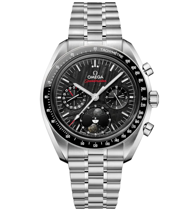 OMG Speedmaster Moonphase, 43mm with Stainless Steel Bracelet