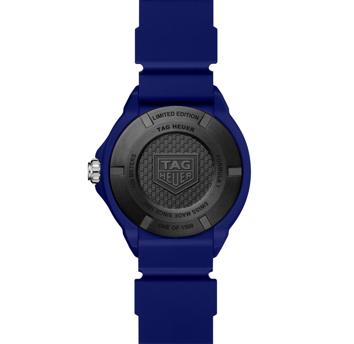TGHR Formula 1 Solargraph Watch with Blue Rubber Strap, Limited Edition