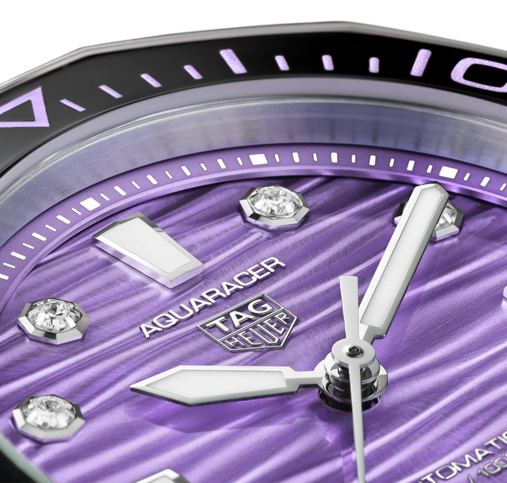 TGHR Aquaracer Professional 300 Date Watch with Diamonds