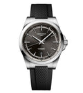 LNGS Conquest 41mm Watch with Black Rubber Strap