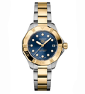 TGHR Aquaracer Professional 200 Solargraph Watch with Diamonds