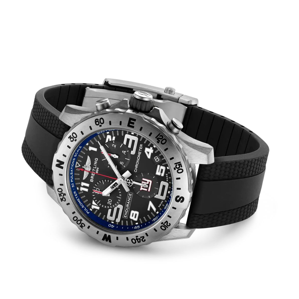BRT Professional Endurance Pro 44 NFL New York Giants Edition with Rubber Strap