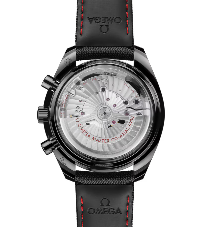 OMG Speedmaster Dark Side of the Moon, 44.25mm with Fabric Strap