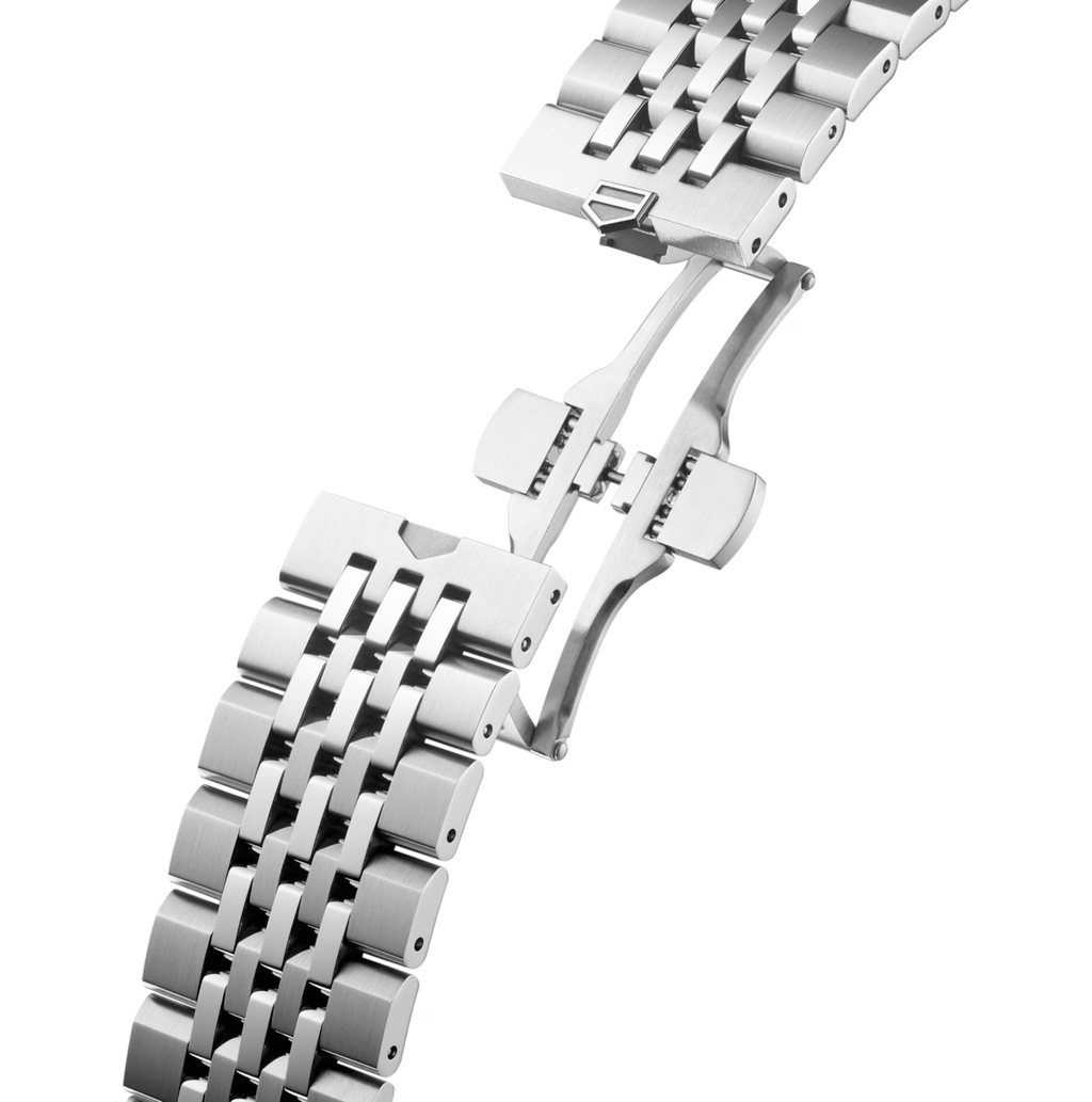TGHR Carrera Chronograph Watch with Stainless Steel Bracelet