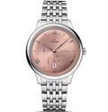 OMG De Ville Prestige Co-Axial Master Chronometer Power Reserve, 41mm with Salmon Dial