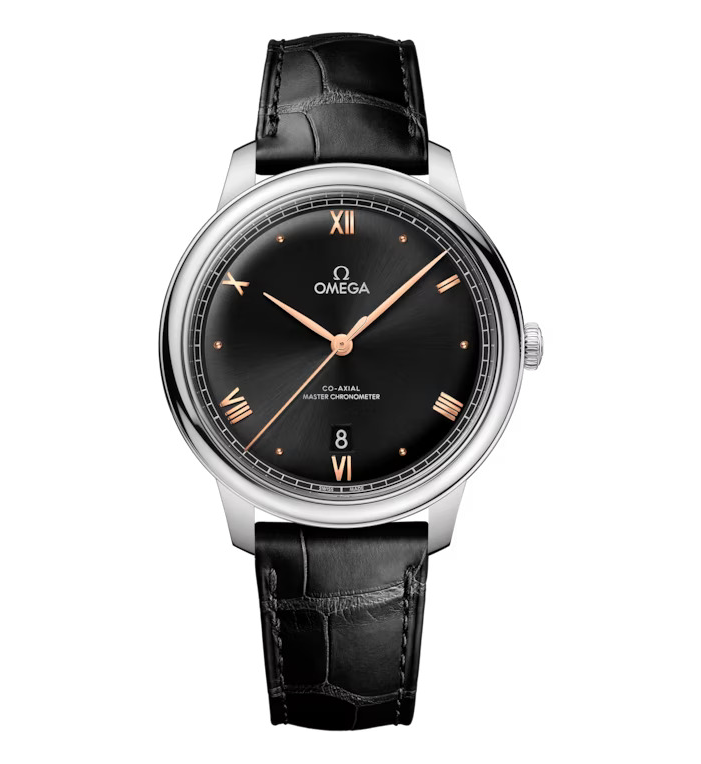 OMG De Ville Prestige, 40mm with Black Leather Strap