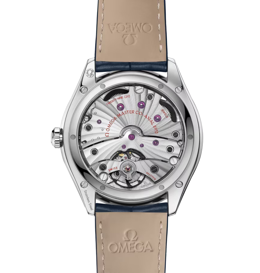 OMG De Ville Trésor, 40mm with Blue Leather Strap