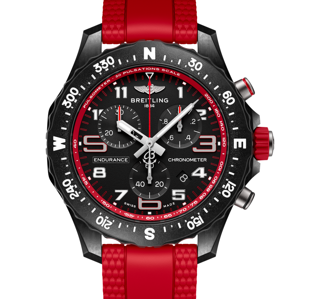 BRT Endurance Pro 38 Watch with Red Strap