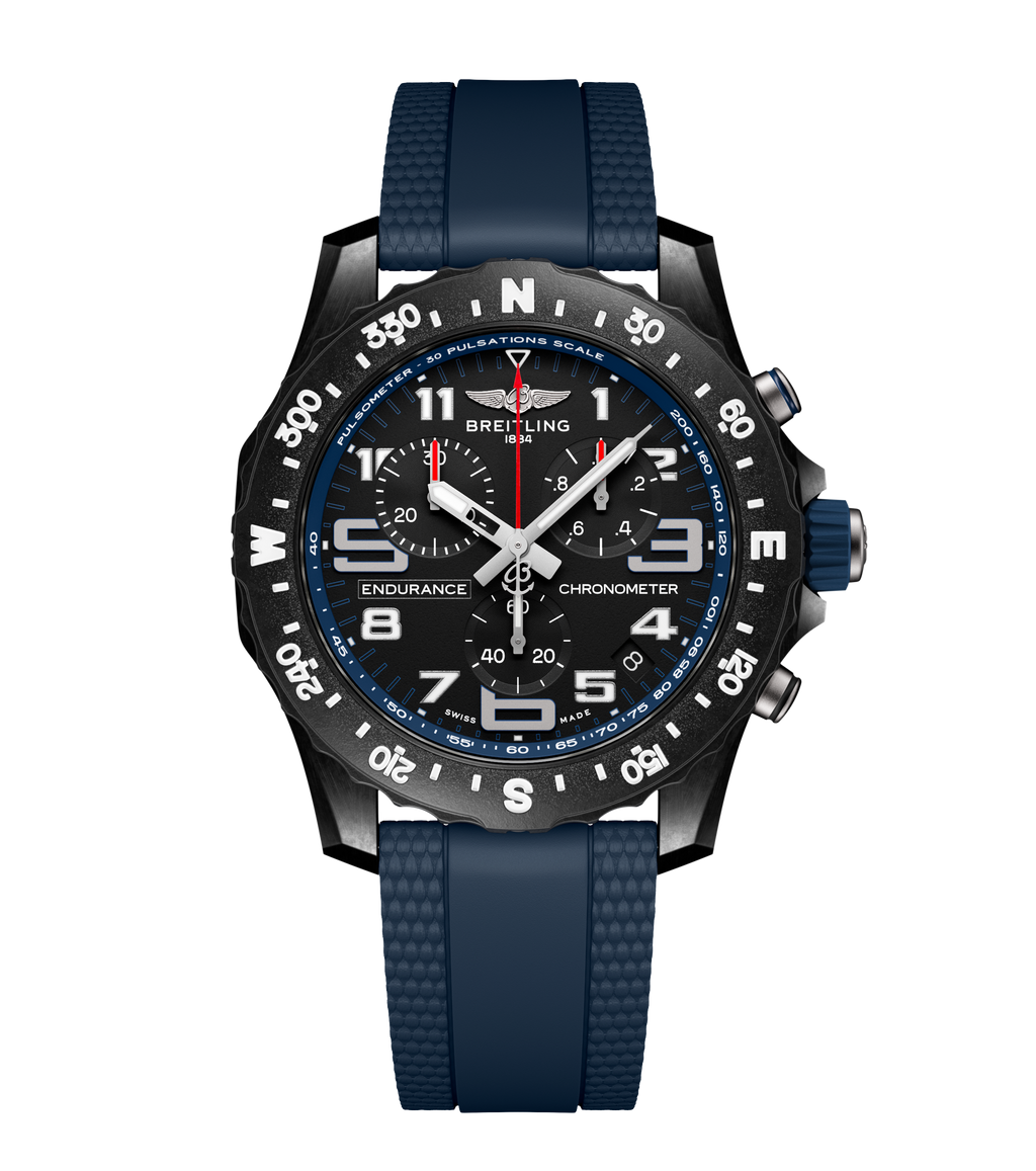 BRT Endurance Pro 44 Watch with Navy Blue Strap