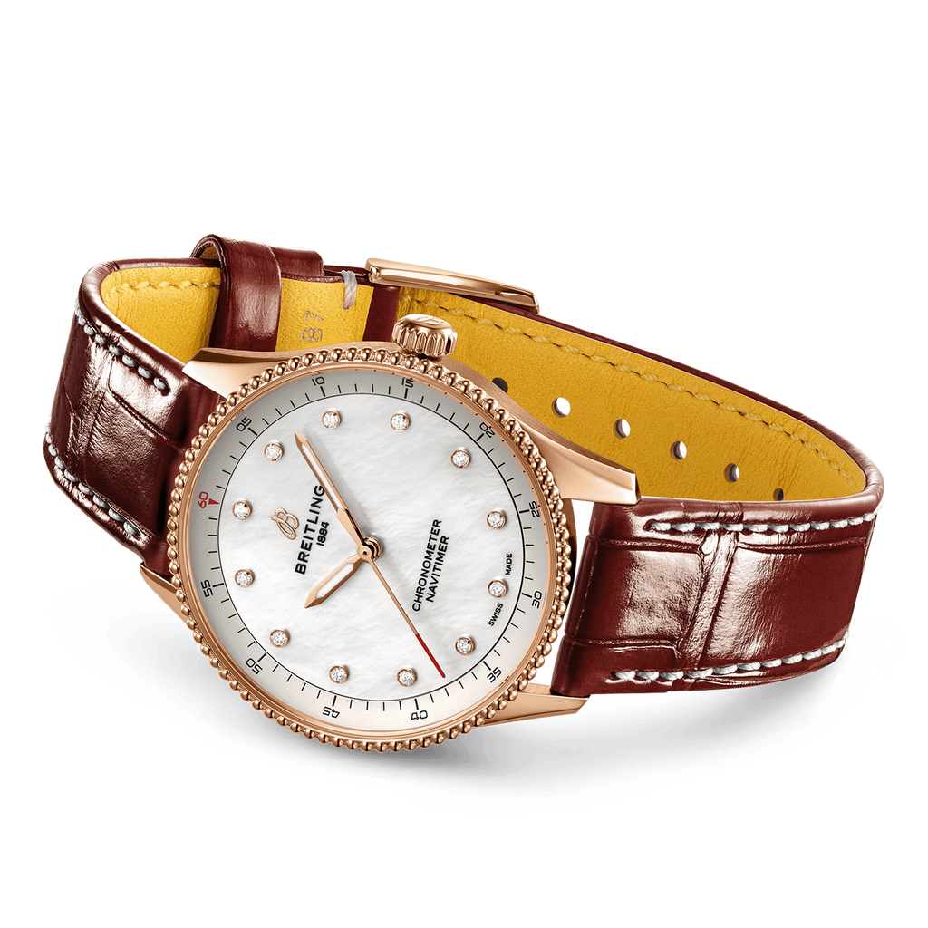 BRT Navitimer 32mm Watch with Diamonds