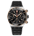 BRT Super Chronomat B01 44 Watch with Rouleaux Rubber Strap