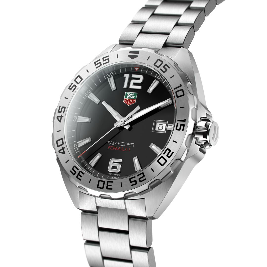 TGHR Formula 1 Men's Quartz Movement Black Dial Watch