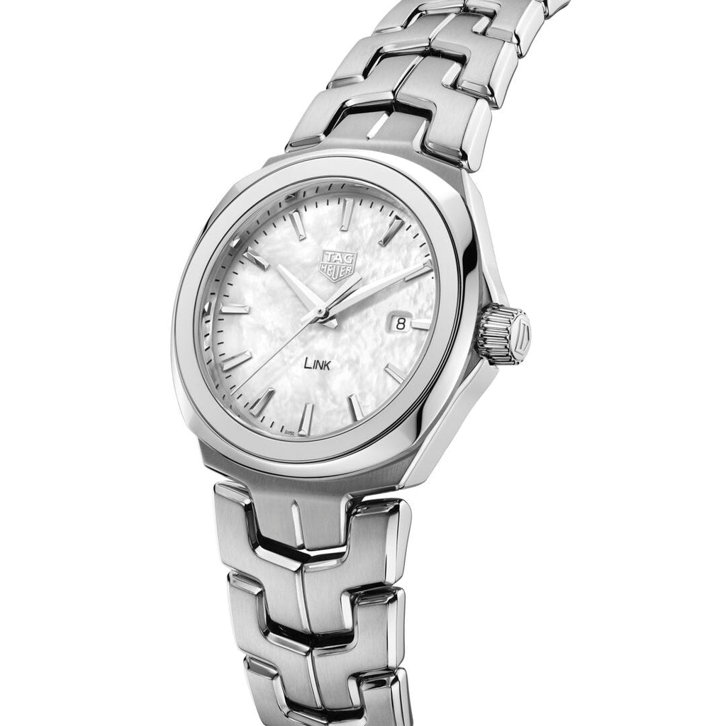 TGHR Link Ladies' Quartz Movement White Mother-of-Pearl Dial Watch