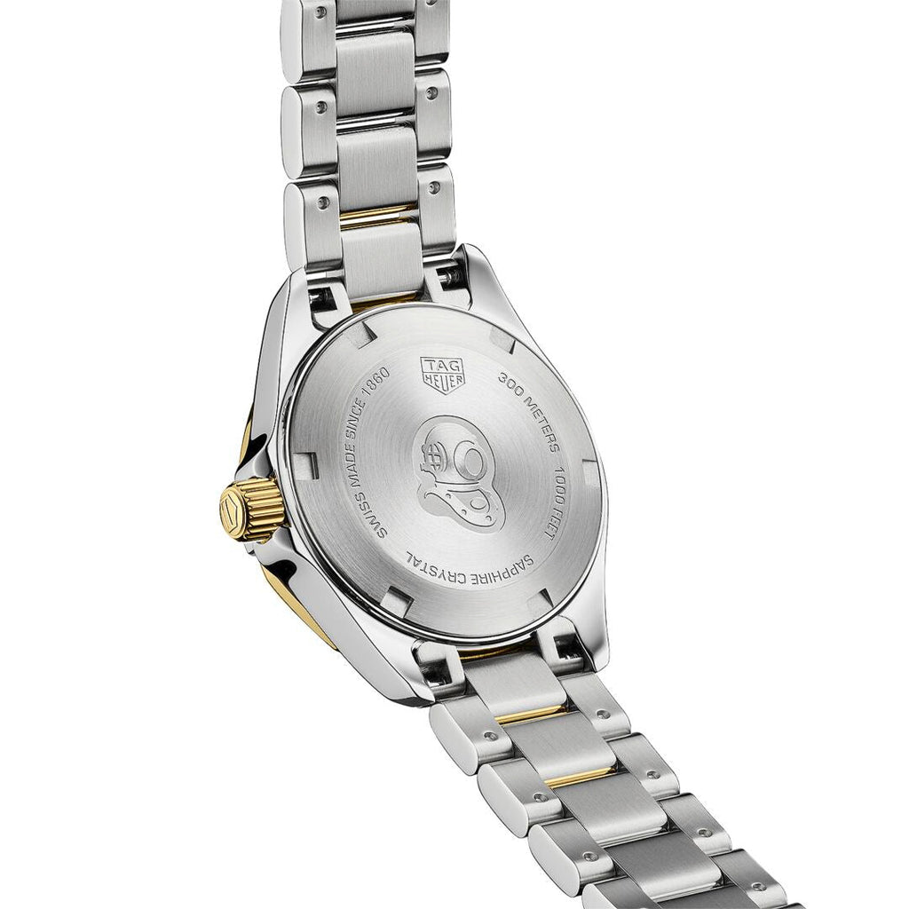 TGHR Aquaracer Ladies' Quartz Movement White Mother-of-Pearl Dial Watch
