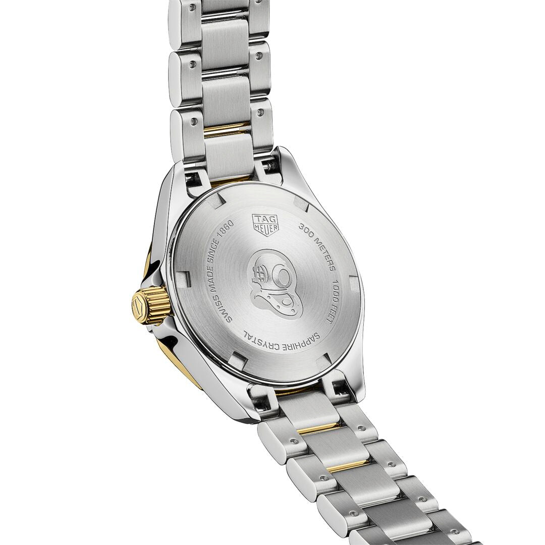TGHR Aquaracer Ladies' Quartz Movement White Mother-of-Pearl Dial Watch