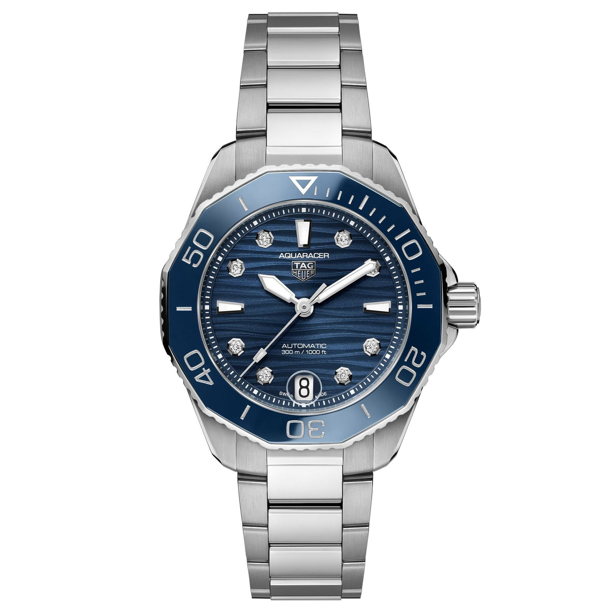 TGHR Ladies' Aquaracer Professional 300, 36mm with Blue Diamond Dial