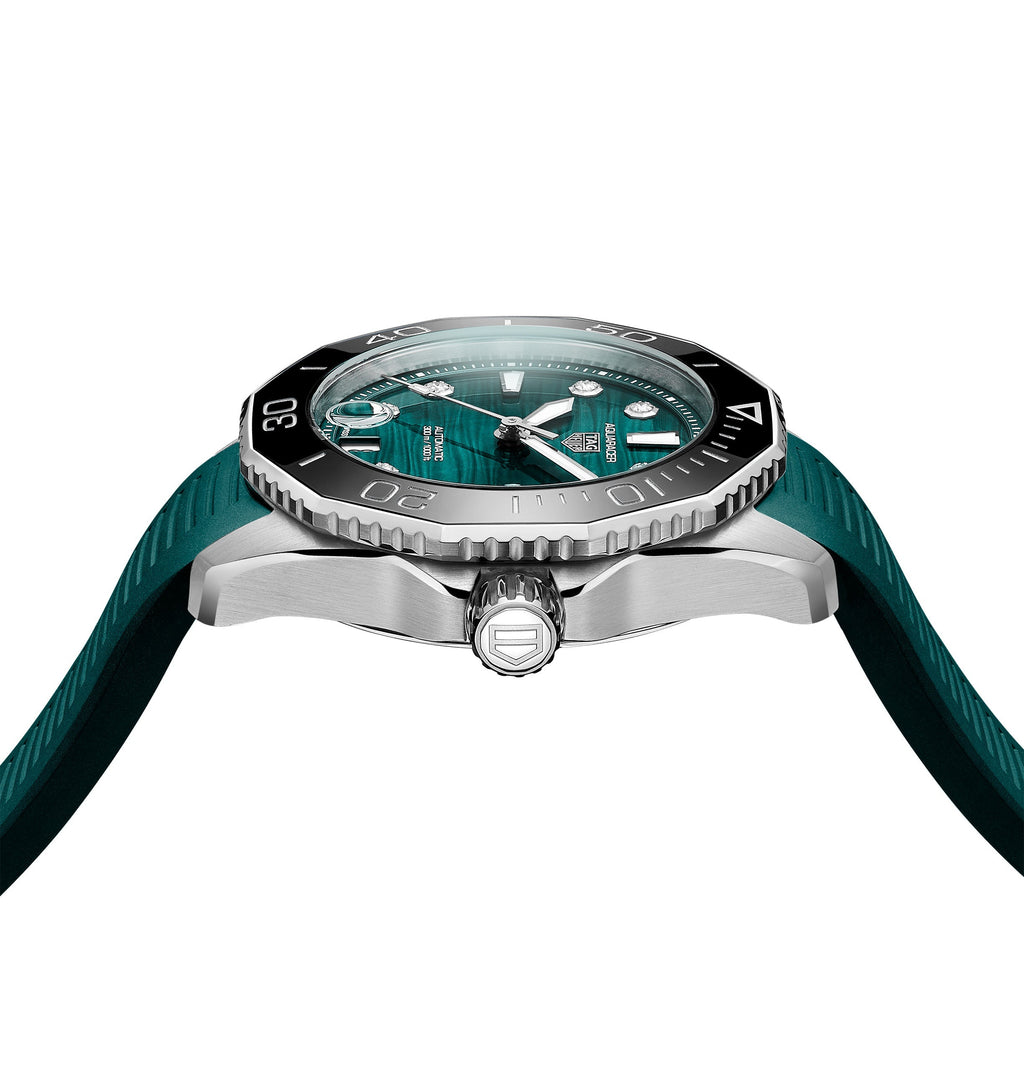 TGHR Aquaracer Professional 300 Date with Teal Dial