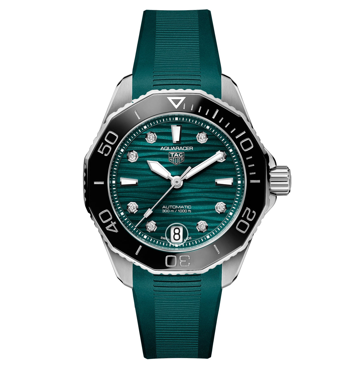 TGHR Aquaracer Professional 300 Date with Teal Dial
