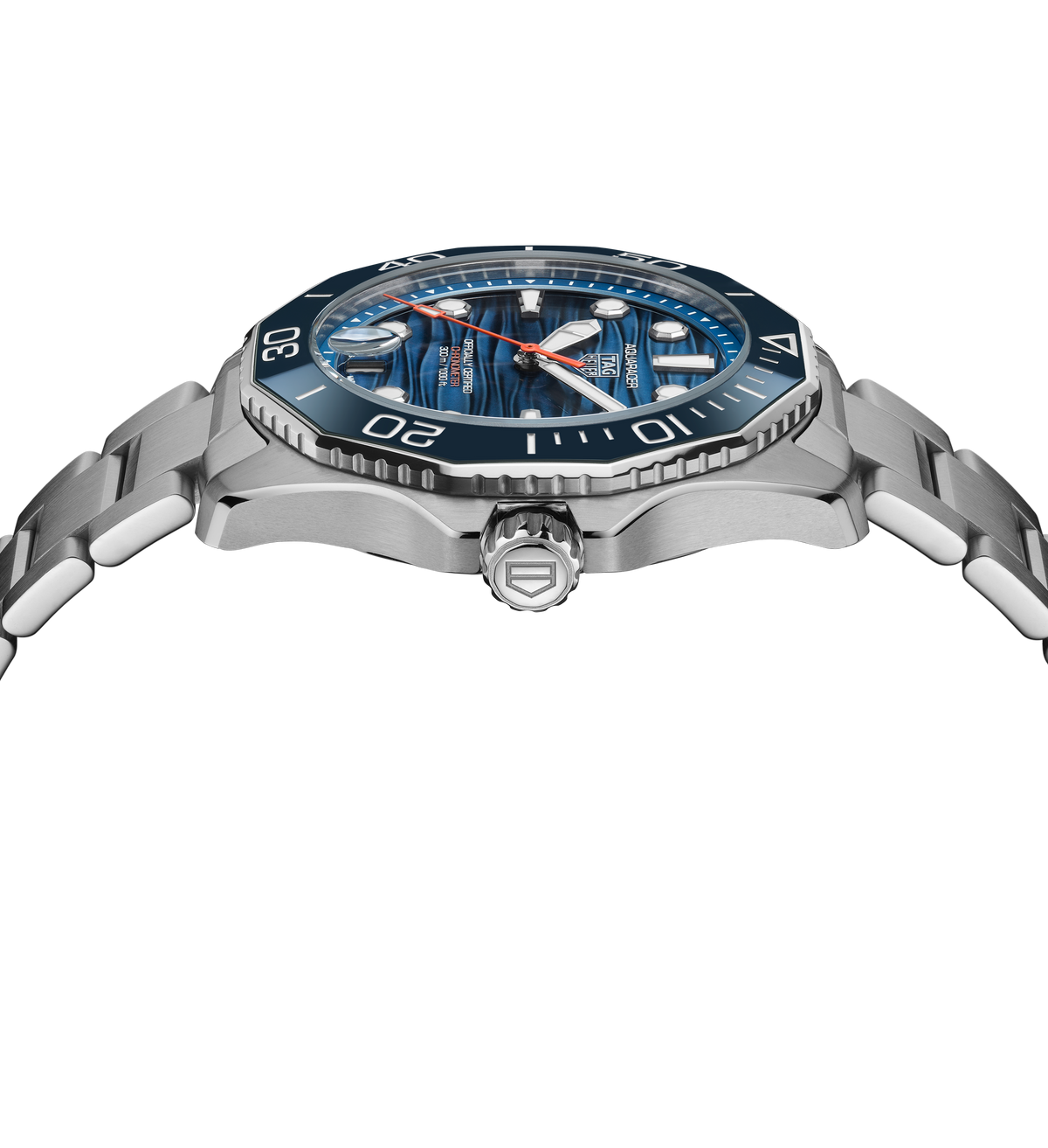 TGHR Aquaracer Professional 300 Date Watch with Blue Dial