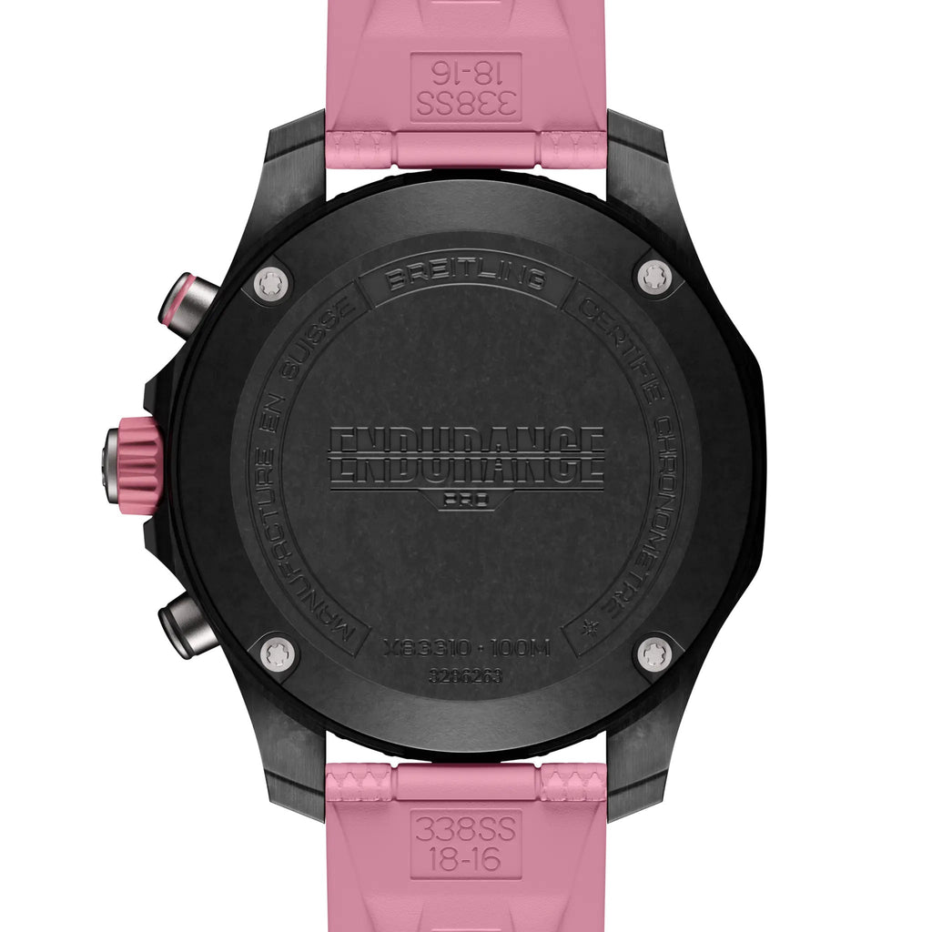 BRT Endurance Pro 38 Watch with Pink Rubber Strap
