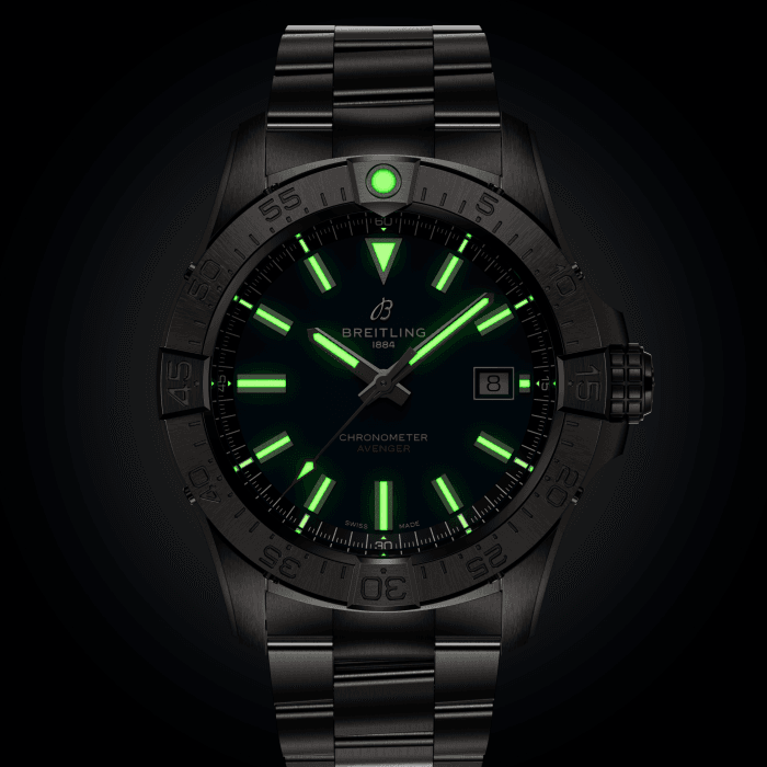 BRT Avenger Automatic 42mm Watch with Blue Dial
