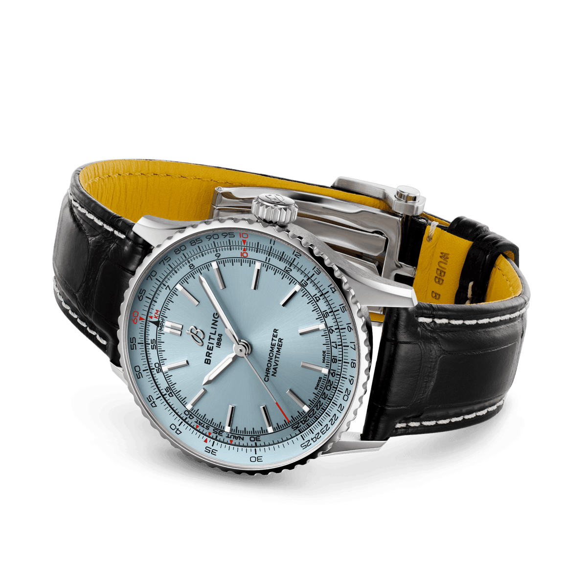 BRT Navitimer Automatic 41 Watch with Ice Blue Dial