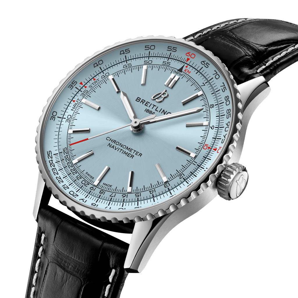 BRT Navitimer Automatic 41 Watch with Ice Blue Dial