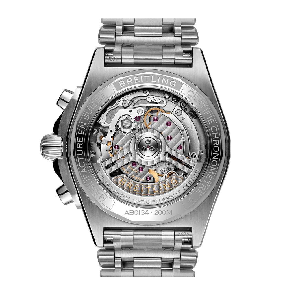 BRT Chronomat B01 Chronograph 42 Watch with Stainless Steel Bracelet