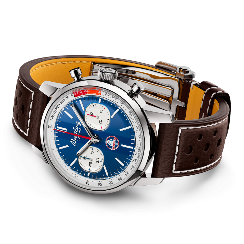 BRT Top Time B01 Shelby Cobra 41mm Watch with Blue Dial
