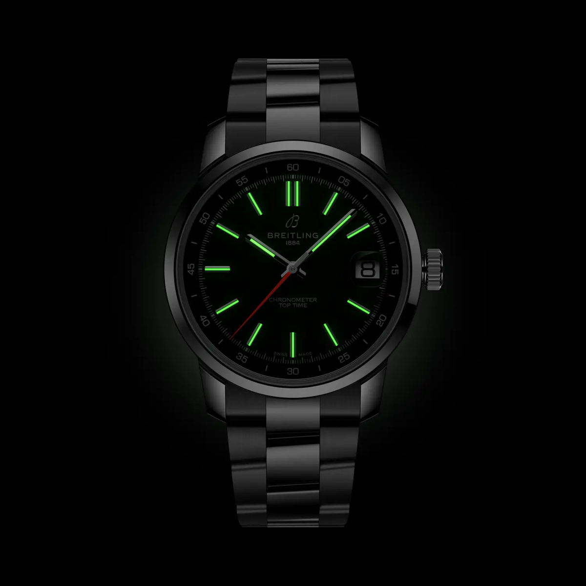 BRT Top Time B31 38mm Watch with Dark Green Dial