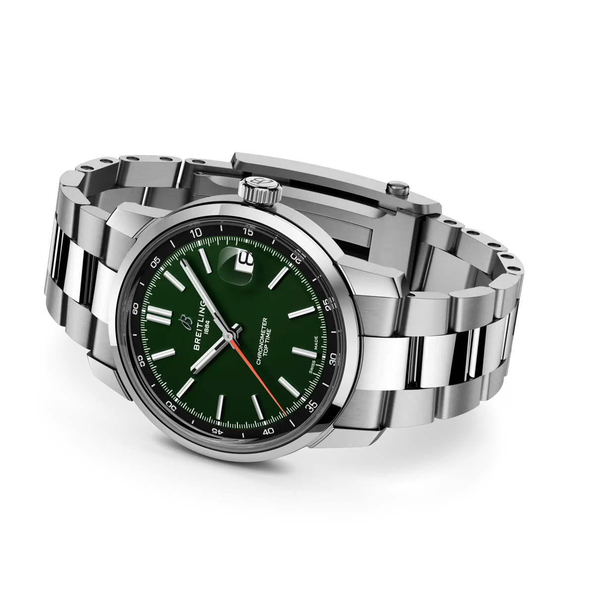 BRT Top Time B31 38mm Watch with Dark Green Dial