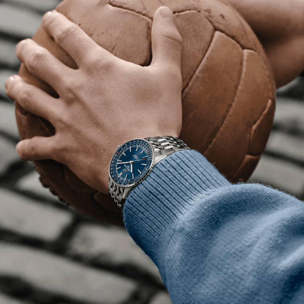 BRT Navitimer Automatic 41 Watch with Blue Dial