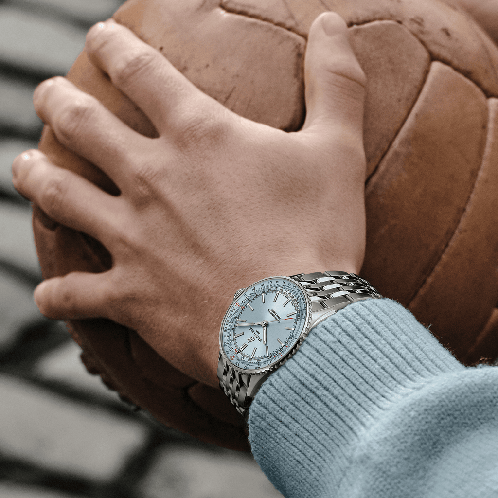 BRT Navitimer Automatic 41 Watch with Stainless Steel Bracelet