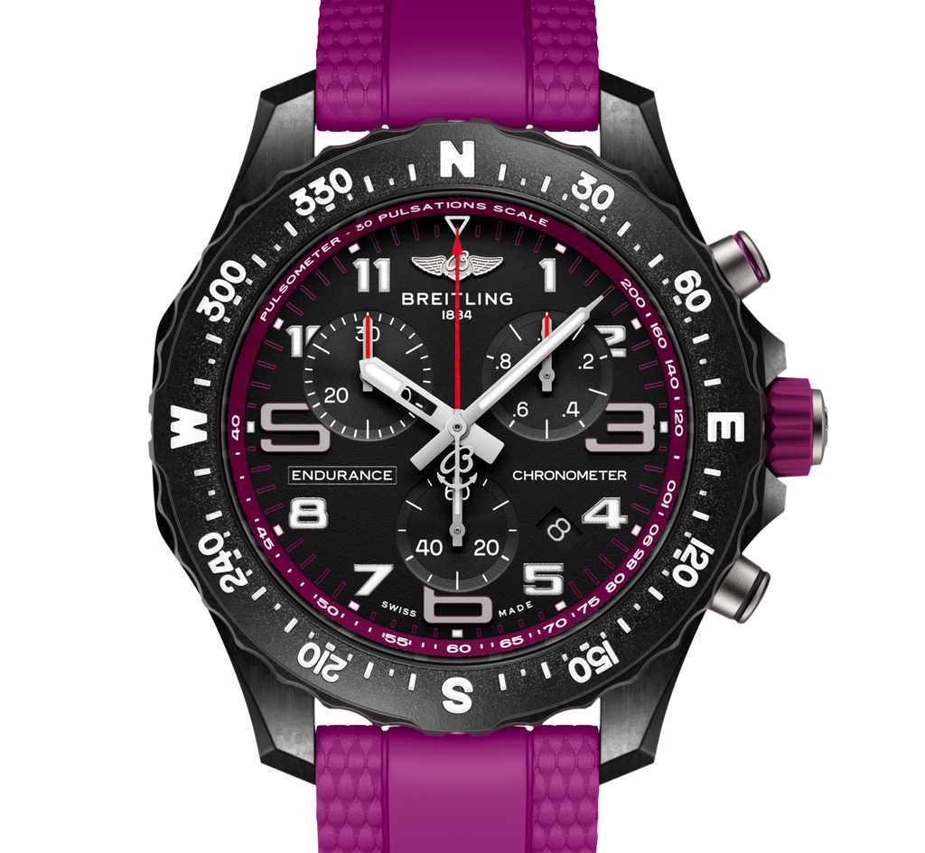 BRT Endurance Pro 38 Watch with Purple Strap