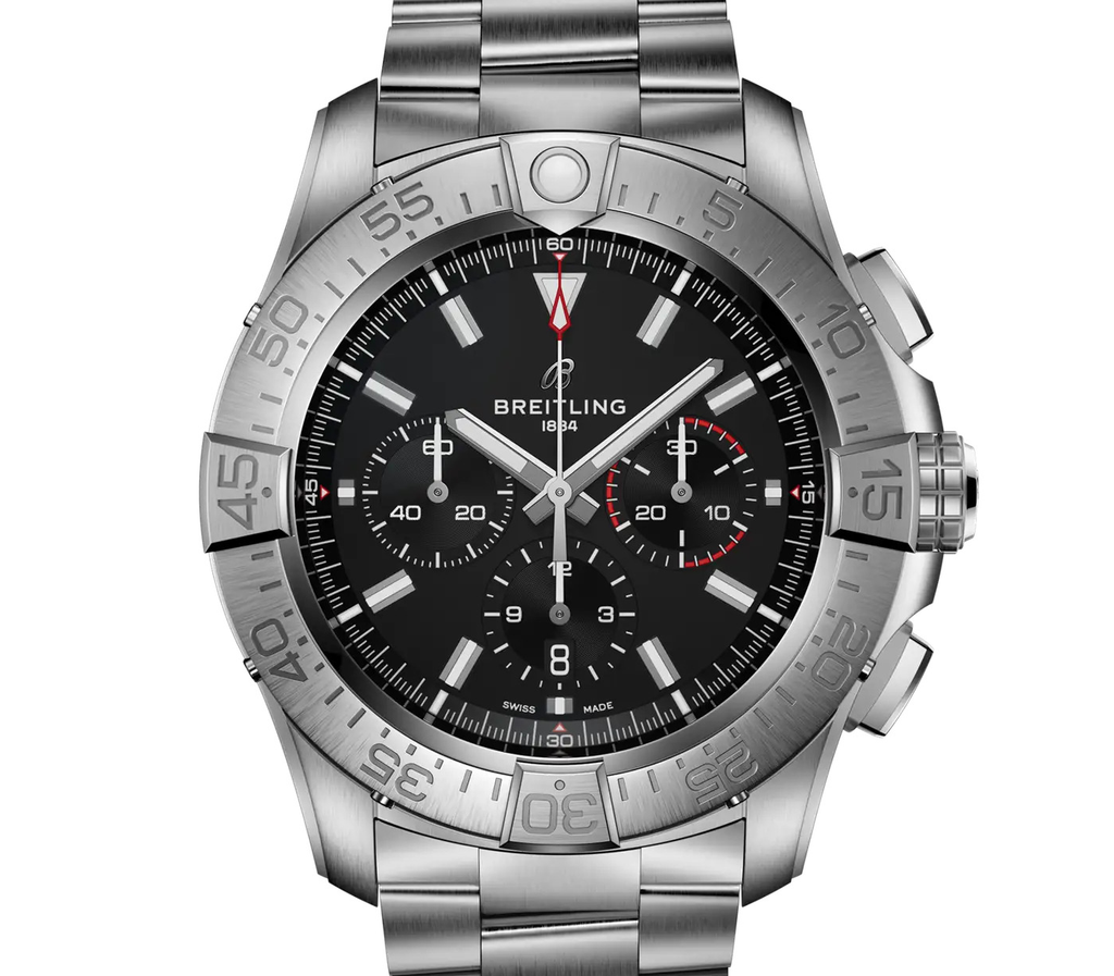 BRT Super Avenger B01 Chronograph 46 Watch with Titanium Bracelet