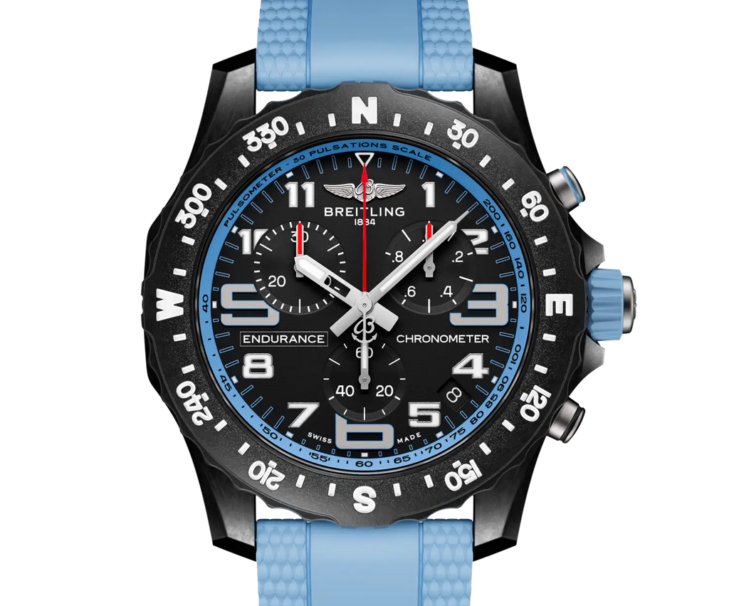 BRT Endurance Pro 44 Watch with Light Blue Strap