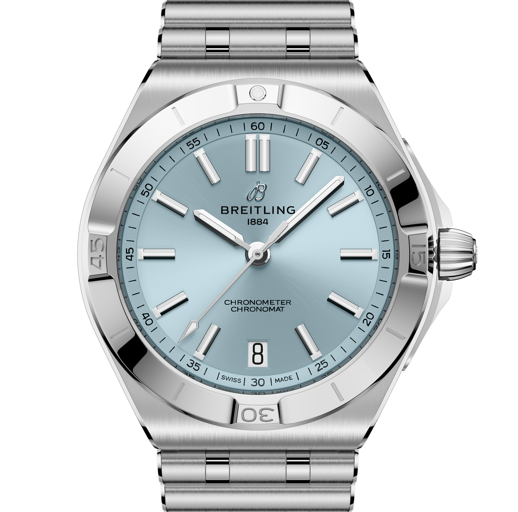 BRT Chronomat B31 Automatic 40 Watch with Ice Blue Dial