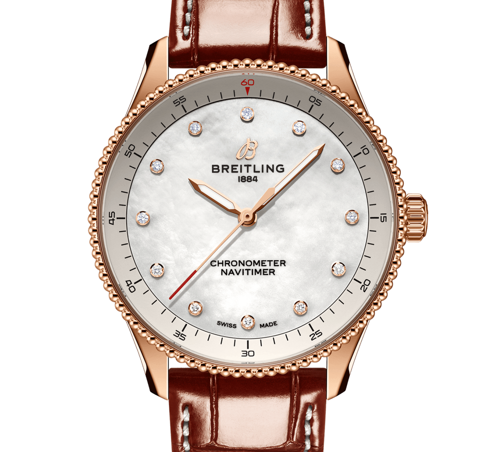 BRT Navitimer 32mm Watch with Diamonds