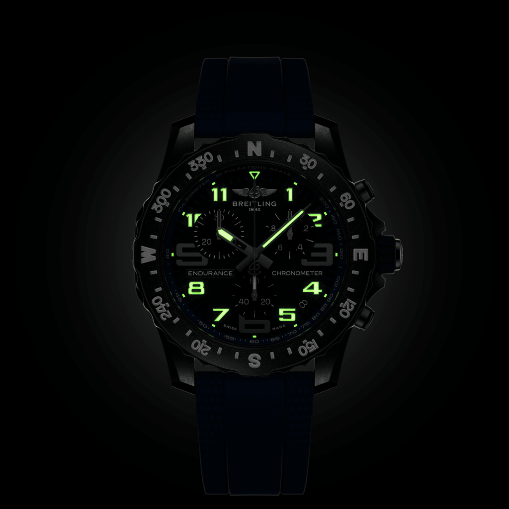BRT Endurance Pro 44 Watch with Navy Blue Strap