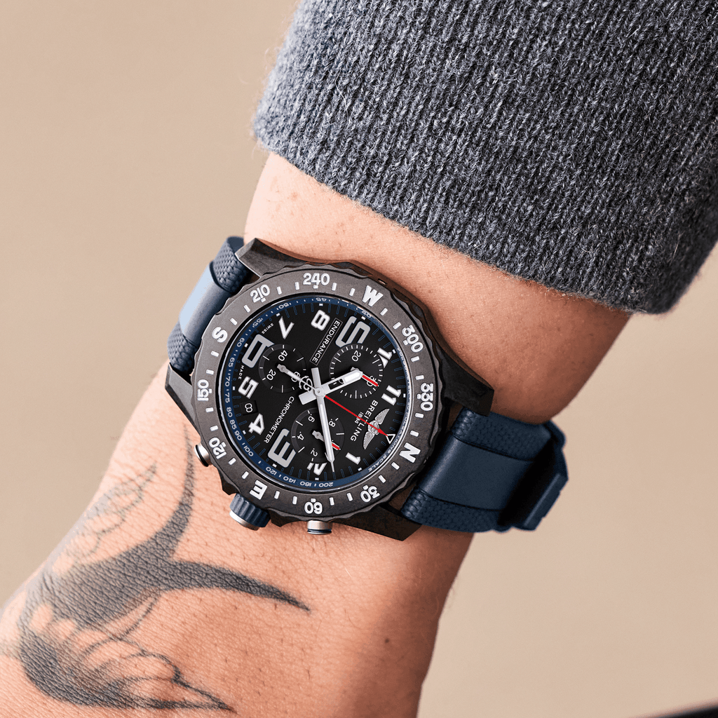 BRT Endurance Pro 44 Watch with Navy Blue Strap
