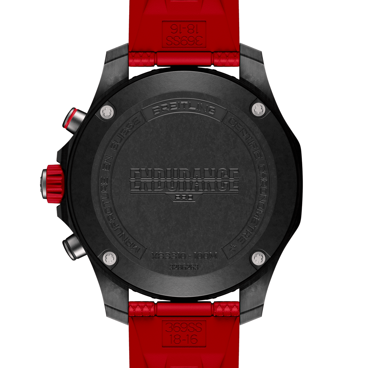 BRT Endurance Pro 38 Watch with Red Strap