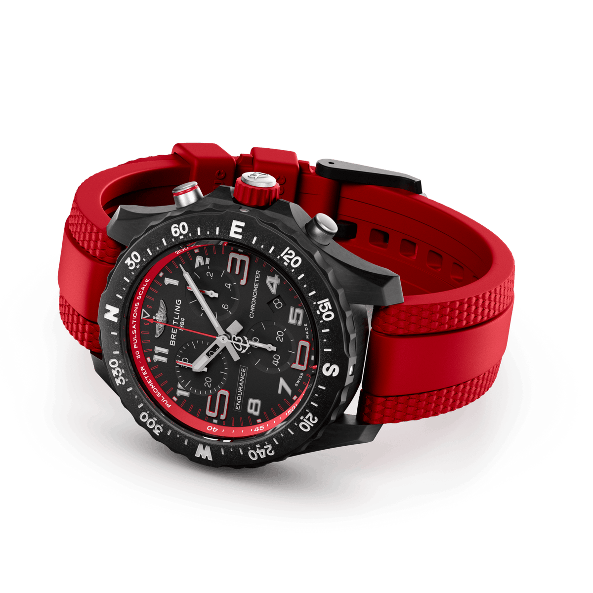 BRT Endurance Pro 38 Watch with Red Strap