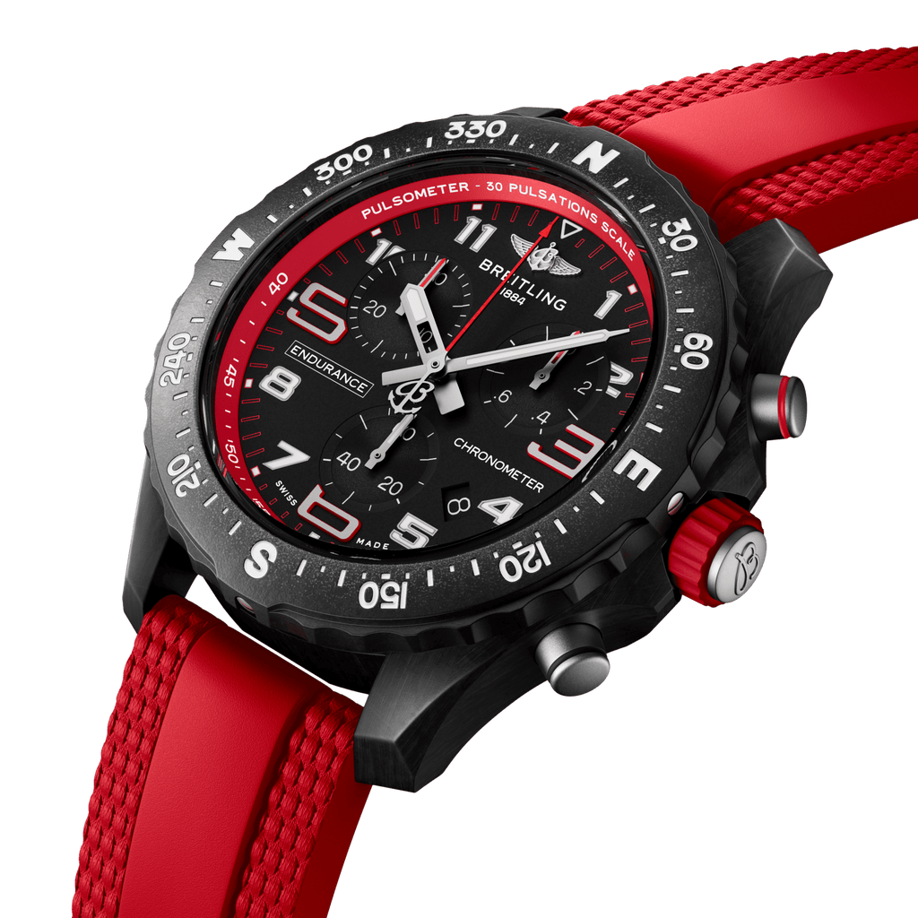 BRT Endurance Pro 38 Watch with Red Strap